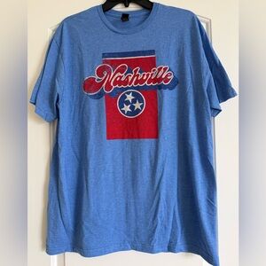Gildan Blue Nashville Graphic Tee